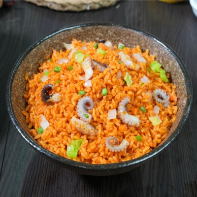 Frozen Fried Rice with Octopus Korean Style